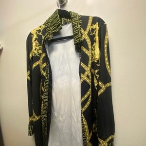 Versace inspired shirt dress